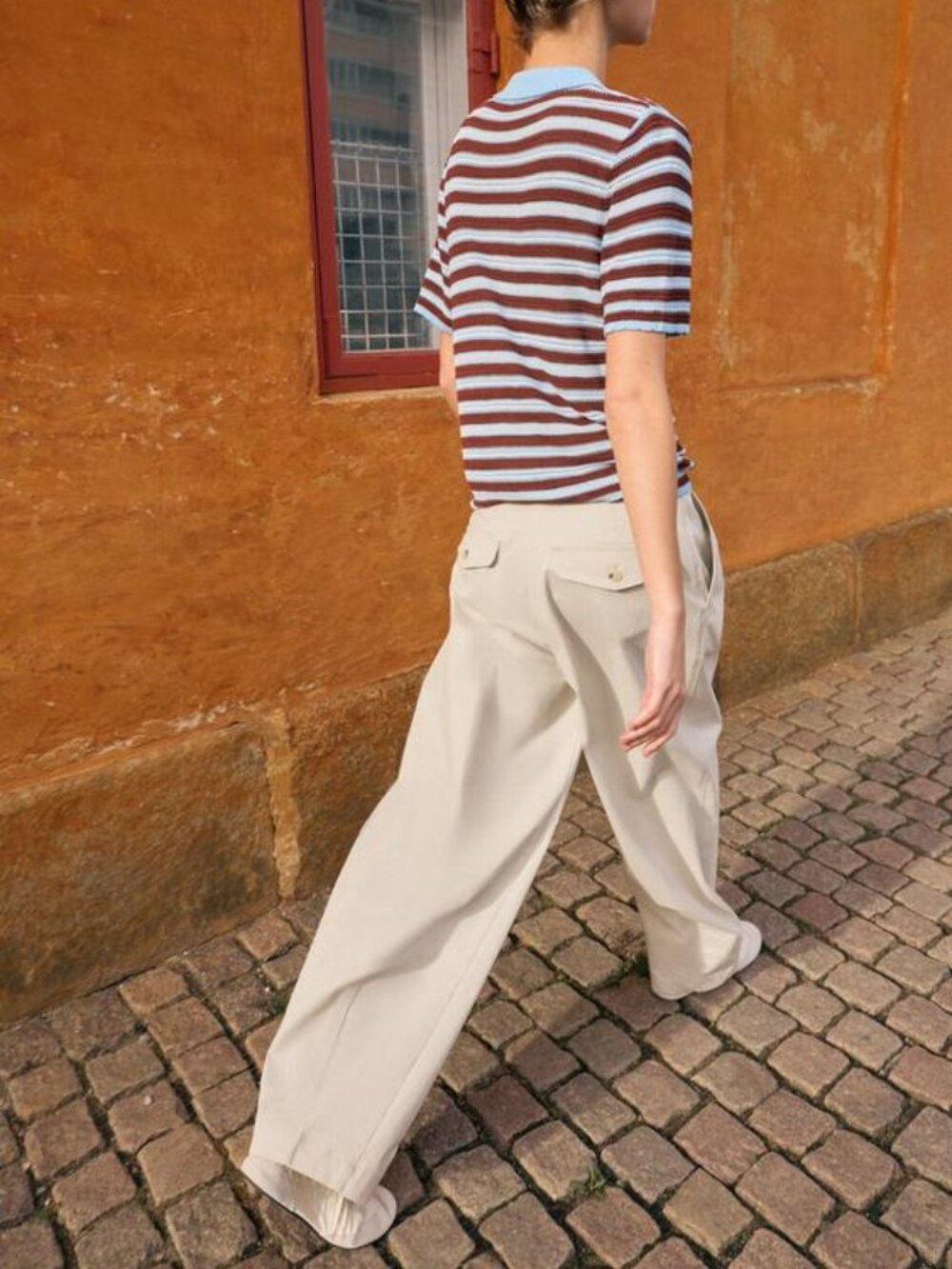 ZARA PLEATED BARREL PANTS - Picture 8 of 8